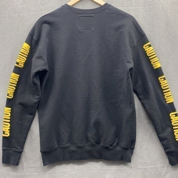 Men’s Black Foureyes Graphic Caution Loli Long Sleeve Sweatshirt Size Sm… - Picture 8 of 9